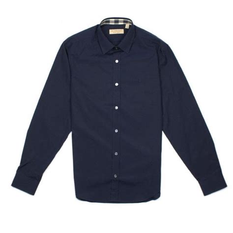 burberry navy blue shirt